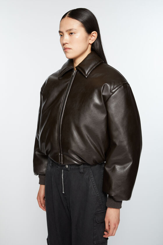 (image for) Simple Coated bomber jacket